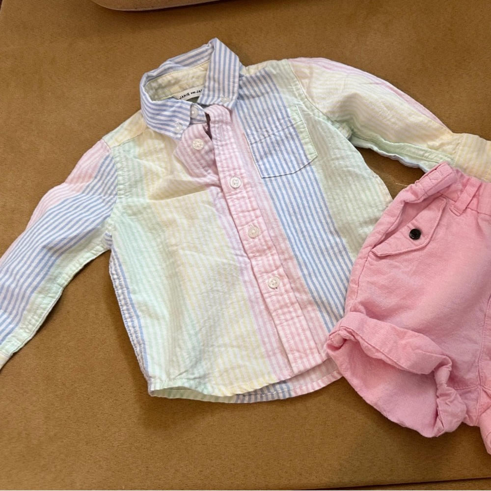 Janie and Jack button down 6-12M